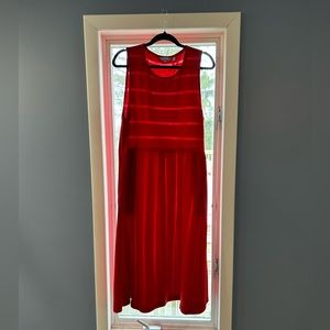 Bright Red Draper James Dress